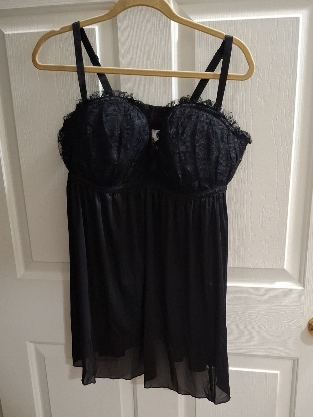 torrid Black Lace Babydoll Chemise